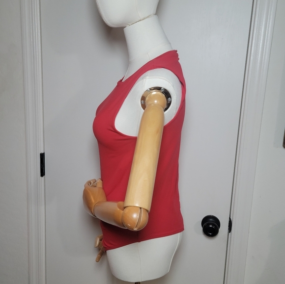 Aritzia Babaton Contour Red Chic Bodysuit Size Large - Picture 5 of 13